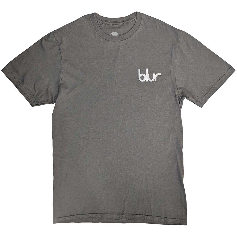 Blur - Pocket Blur / Parklife Heren Tshirt - Grijs